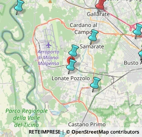 Mappa Via Monviso, 21015 Lonate Pozzolo VA, Italia (6.03)