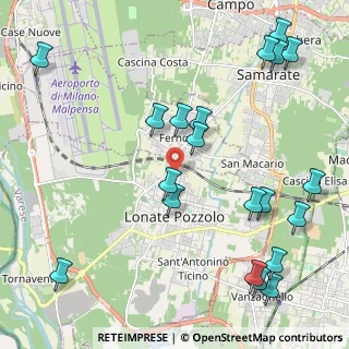 Mappa Via Monviso, 21015 Lonate Pozzolo VA, Italia (2.6805)