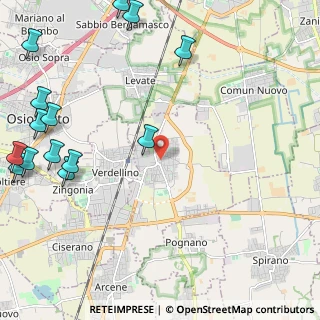 Mappa Via Enrico Fermi, 24049 Verdello BG, Italia (3.20214)