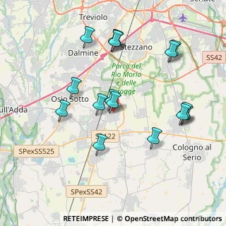 Mappa Via Enrico Fermi, 24049 Verdello BG, Italia (3.94625)