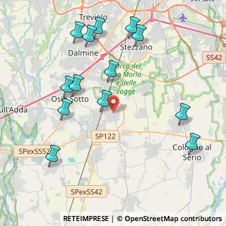 Mappa Via Enrico Fermi, 24049 Verdello BG, Italia (4.65154)