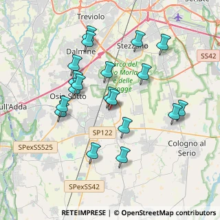 Mappa Via Enrico Fermi, 24049 Verdello BG, Italia (3.64789)