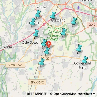 Mappa Via Enrico Fermi, 24049 Verdello BG, Italia (4.09182)