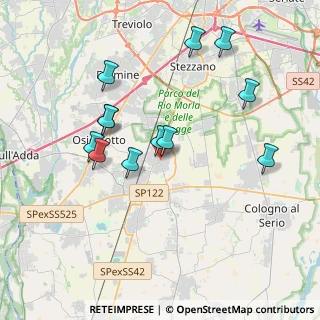 Mappa Via Enrico Fermi, 24049 Verdello BG, Italia (3.66083)