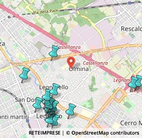 Mappa Via Carlo Collodi, 20025 Legnano MI, Italia (1.40706)