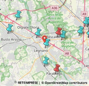 Mappa Via Carlo Collodi, 20025 Legnano MI, Italia (6.39684)