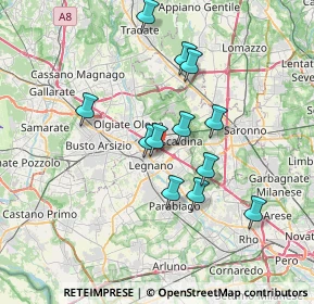 Mappa Via Carlo Collodi, 20025 Legnano MI, Italia (6.2325)