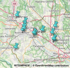 Mappa Via Carlo Collodi, 20025 Legnano MI, Italia (6.49154)