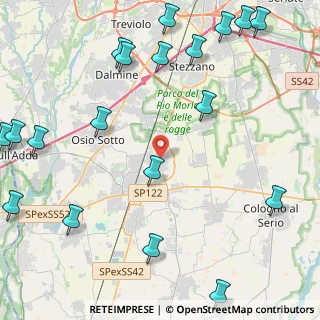 Mappa Via Galileo Galilei, 24049 Verdello BG, Italia (6.3265)