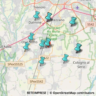 Mappa Via Galileo Galilei, 24049 Verdello BG, Italia (3.94813)