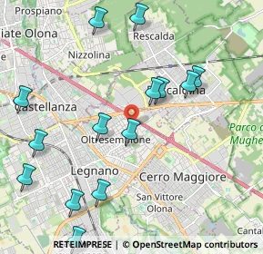 Mappa Via Daniele Manin, 20025 Legnano MI, Italia (2.36286)