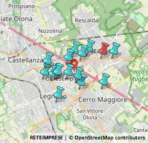 Mappa Via Daniele Manin, 20025 Legnano MI, Italia (1.19188)