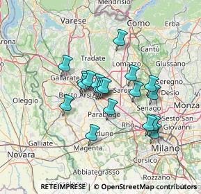 Mappa Via Daniele Manin, 20025 Legnano MI, Italia (10.28)