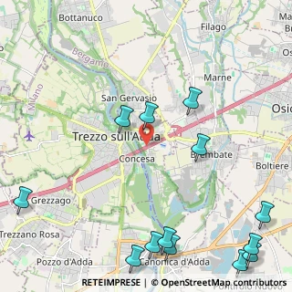 Mappa Via Torquato Tasso, 24042 Capriate San Gervasio BG, Italia (3.11692)