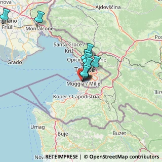 Mappa Borgo S. Cristoforo, 34015 Muggia TS, Italia (9.51182)