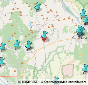 Mappa 13060 Roasio VC, Italia (6.715)