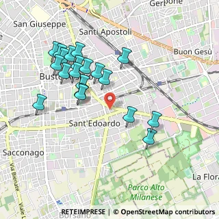 Mappa Via Catullo Gaio Valerio, 21052 Busto Arsizio VA, Italia (0.9425)