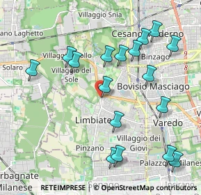 Mappa Ute Limbiate, 20812 Limbiate MB, Italia (2.20471)