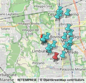 Mappa Ute Limbiate, 20812 Limbiate MB, Italia (1.737)