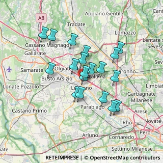 Mappa Via Moscova, 20025 Legnano MI, Italia (5.79421)