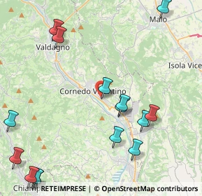 Mappa Via Monte Cengio, 36073 Cornedo Vicentino VI, Italia (6.08389)