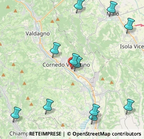 Mappa Via Monte Cengio, 36073 Cornedo Vicentino VI, Italia (5.15455)