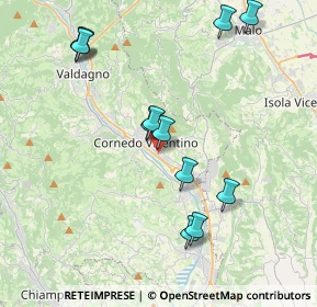 Mappa Via Monte Cengio, 36073 Cornedo Vicentino VI, Italia (4.1075)