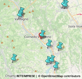 Mappa Via Monte Cengio, 36073 Cornedo Vicentino VI, Italia (5.125)