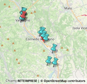Mappa Via Monte Cengio, 36073 Cornedo Vicentino VI, Italia (3.88143)