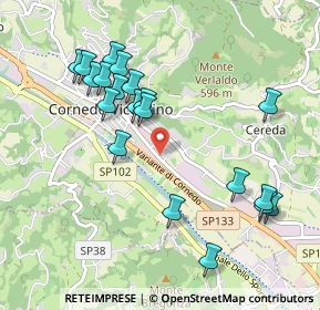 Mappa Via Monte Cengio, 36073 Cornedo Vicentino VI, Italia (1.0225)