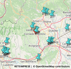 Mappa Via Monte Cengio, 36073 Cornedo Vicentino VI, Italia (21.48053)