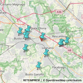 Mappa Via E. Dandolo, 20025 Legnano MI, Italia (3.81455)