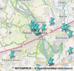 Mappa Via Milazzo, 20056 Trezzo sull'Adda MI, Italia (2.19235)