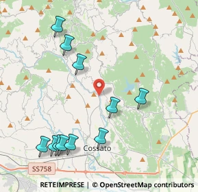Mappa Via P, 13836 Cossato BI, Italia (4.65636)