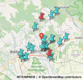 Mappa Via P, 13836 Cossato BI, Italia (6.6115)