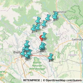 Mappa Via P, 13836 Cossato BI, Italia (7.17)