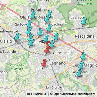 Mappa Via Legnano, 20025 Legnano MI, Italia (2.04105)