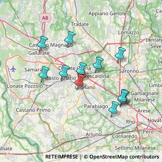 Mappa Via per Castellanza, 20025 Legnano MI, Italia (7.11)