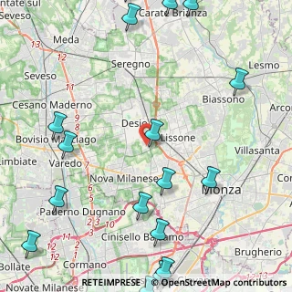 Mappa Via Umberto Giordano, 20832 Desio MB, Italia (6.5)