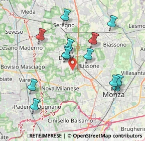Mappa Via Umberto Giordano, 20832 Desio MB, Italia (3.89462)