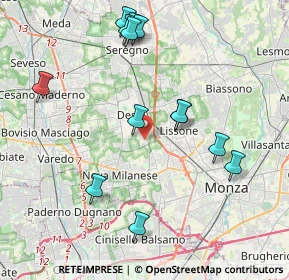 Mappa Via Umberto Giordano, 20832 Desio MB, Italia (4.24692)