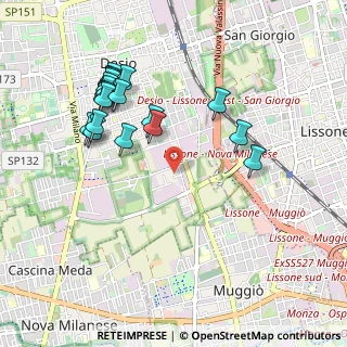 Mappa Via Umberto Giordano, 20832 Desio MB, Italia (1.026)