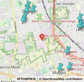 Mappa Via Umberto Giordano, 20832 Desio MB, Italia (1.54273)