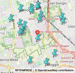 Mappa Via Umberto Giordano, 20832 Desio MB, Italia (1.166)