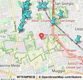 Mappa Via Umberto Giordano, 20832 Desio MB, Italia (1.3305)