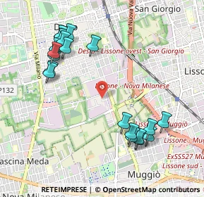 Mappa Via Umberto Giordano, 20832 Desio MB, Italia (1.1325)