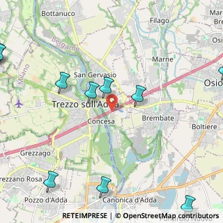 Mappa Via Crespi, 24042 Capriate San Gervasio BG, Italia (3.25273)