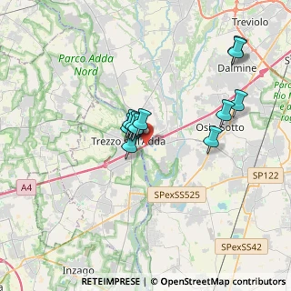 Mappa Via Crespi, 24042 Capriate San Gervasio BG, Italia (3.06182)