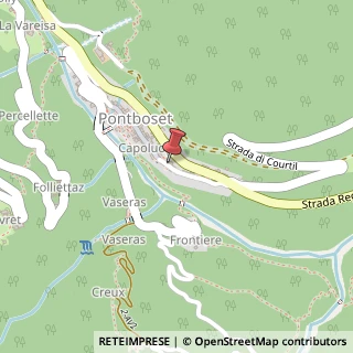 Mappa Via Provinciale per Lecco, 605, 11020 Pontboset, Aosta (Valle d'Aosta)