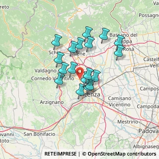 Mappa Via Cesare Battisti, 36030 Costabissara VI, Italia (10.69889)